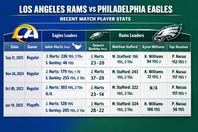Los Angeles Rams vs Philadelphia Eagles