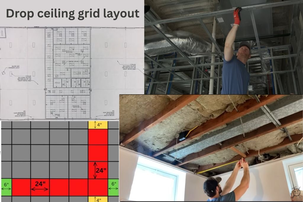 drop ceiling grid layout
